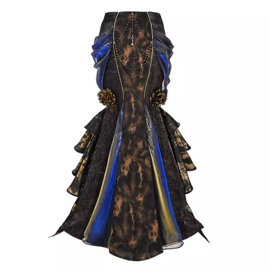 Mysterious Classical Gilded Skirt