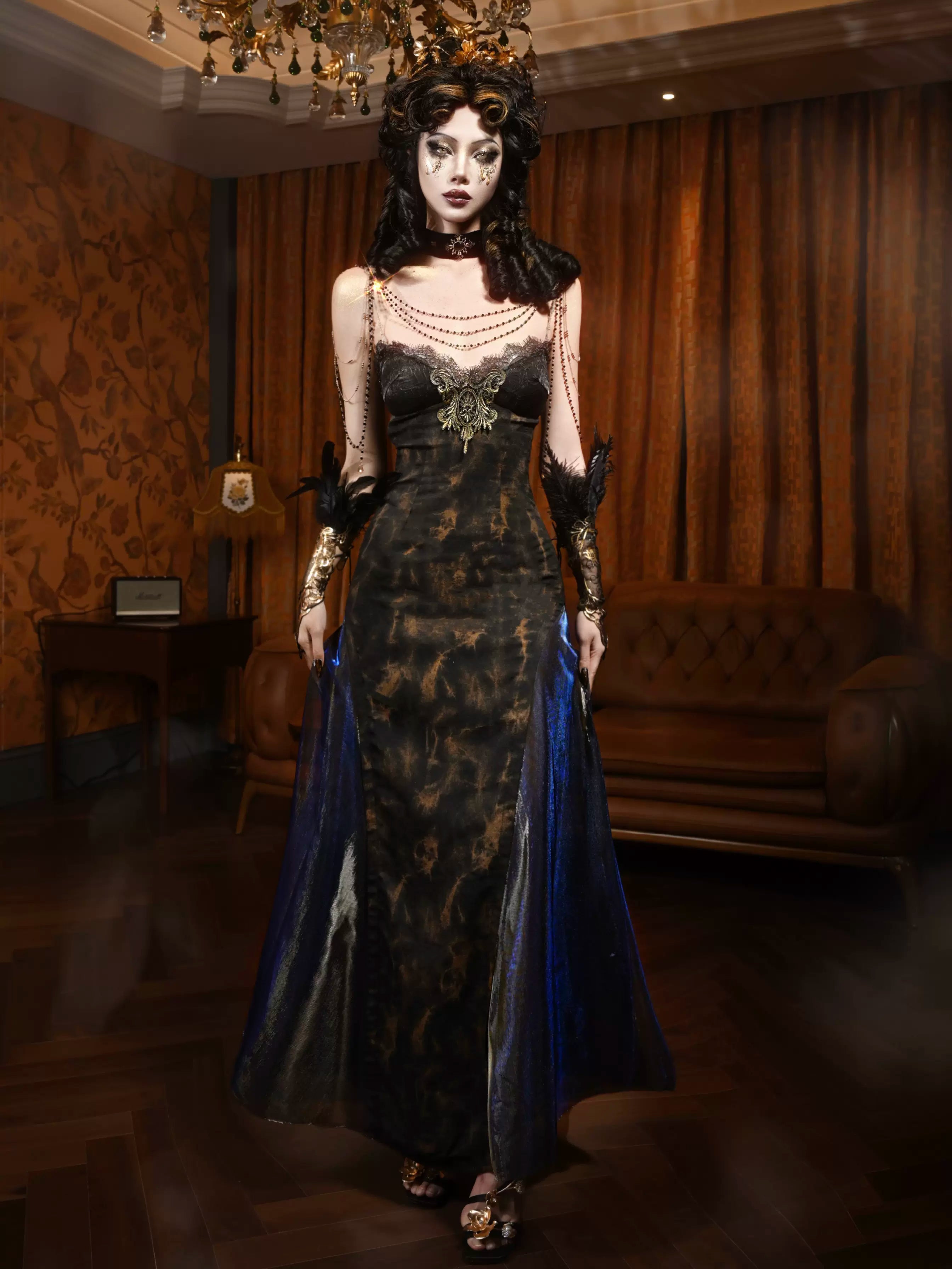 Gilded European Classical Dress