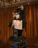 Gilded classic fishbone corset & skirt