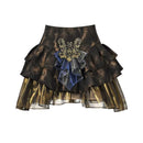 Gilded classic fishbone corset & skirt